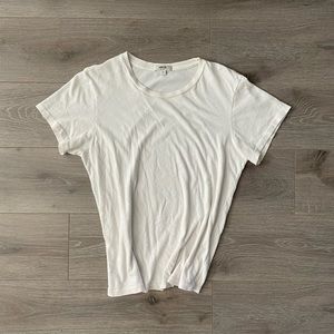 Agolde Perfect White Tee, Size S